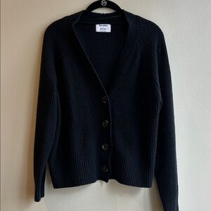 Old Navy Women's Ribbed Black Cardigan